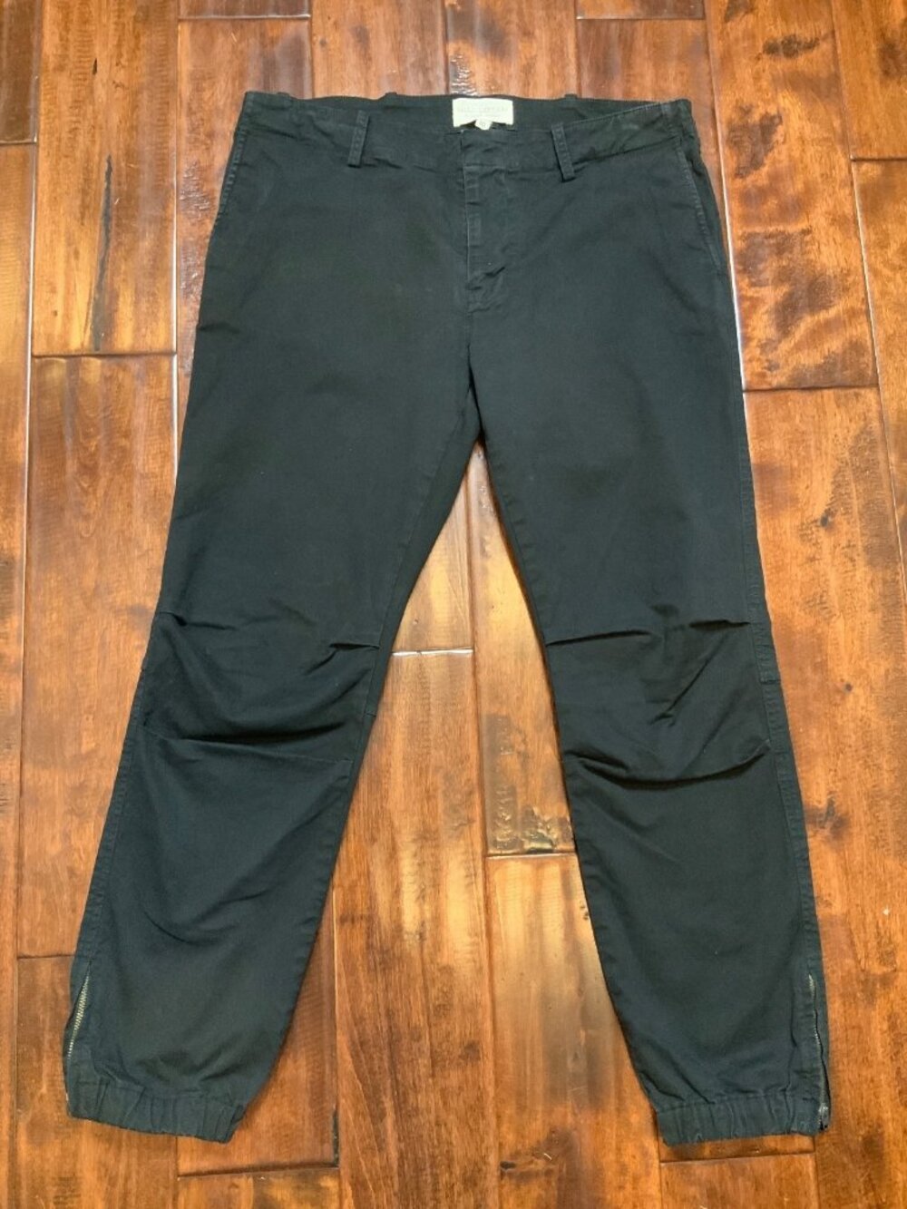 Nili Lotan Black Chino French Military Pants, Size 10